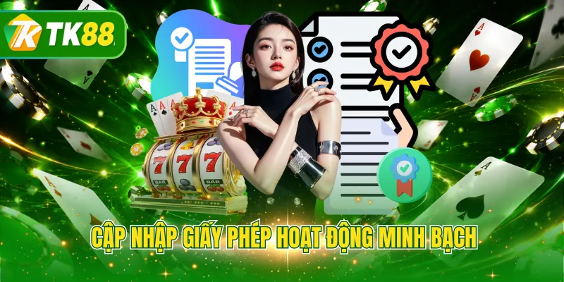 Cập nhập giấy phép hoạt động minh bạch