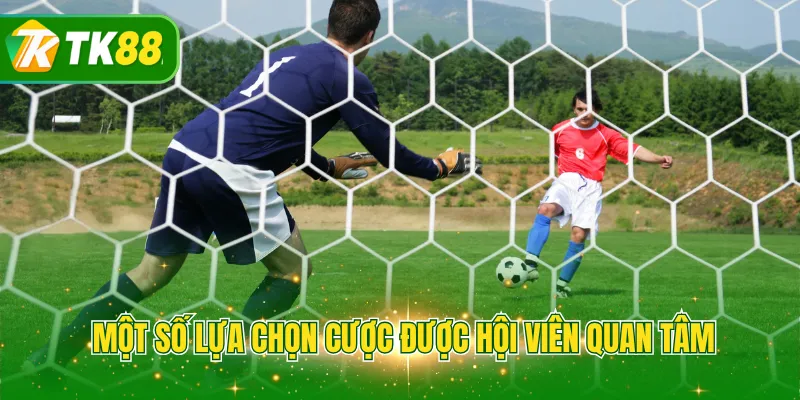 Một số lựa chọn cược được hội viên quan tâm