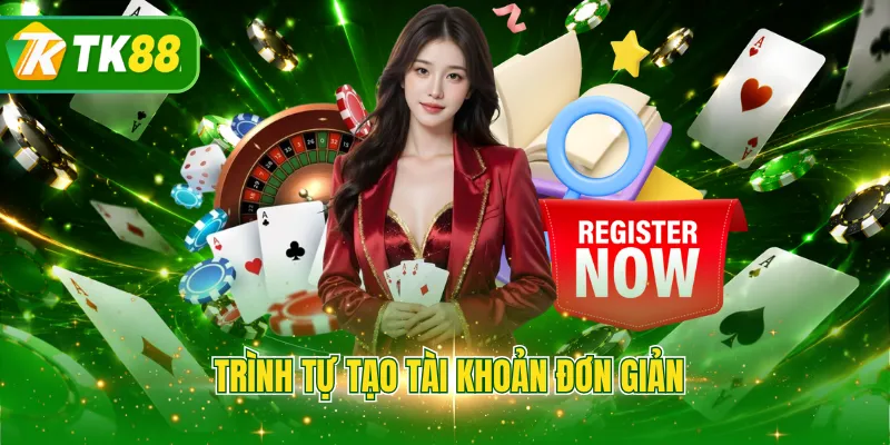 Trình tự tạo tài khoản đơn giản
